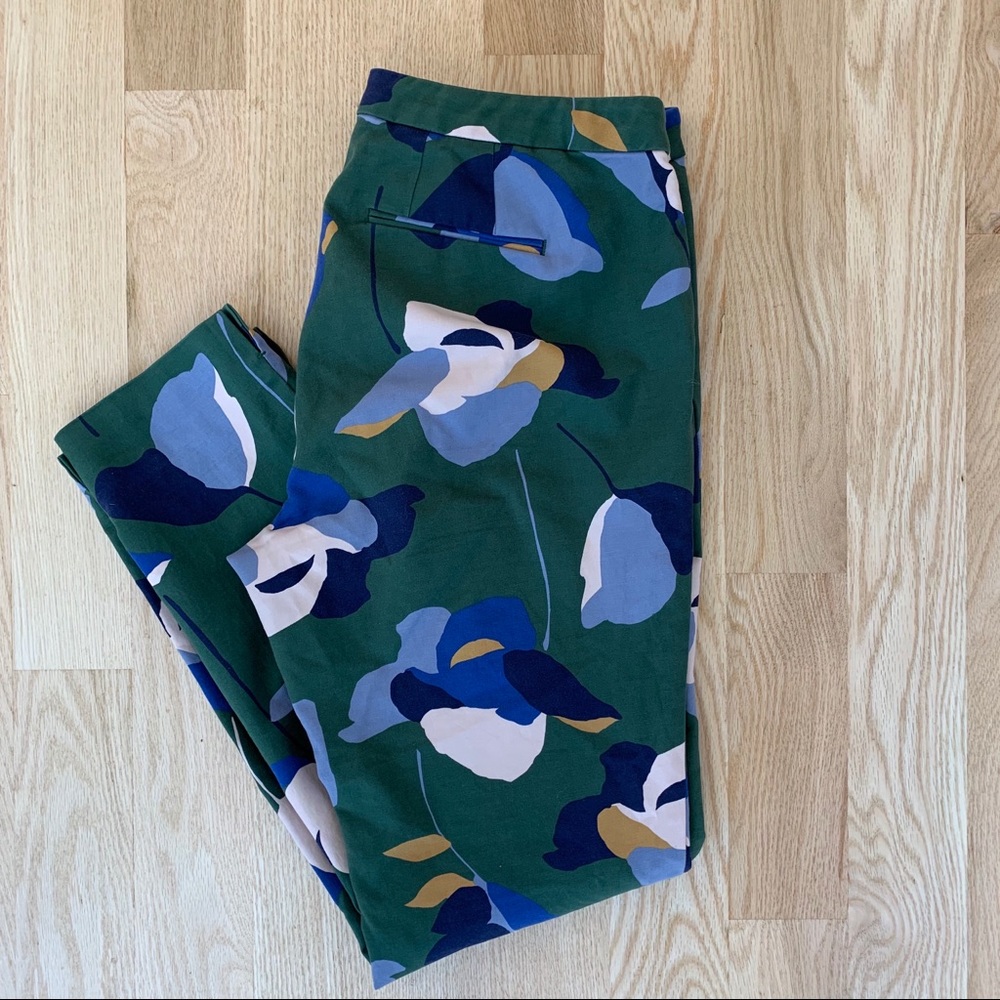 Boden Floral ankle pants- 10